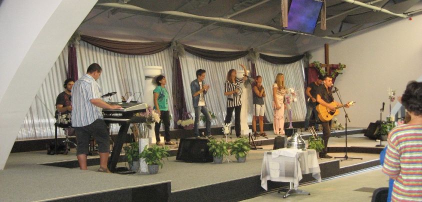 Gottesdienst in Lovetch (Bulgarien)