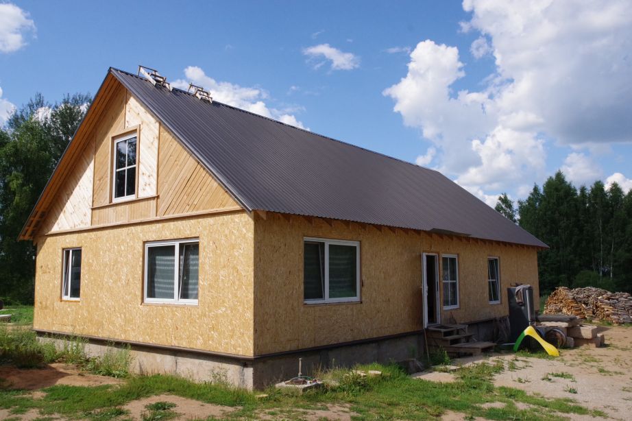 der Rohbau ist fertig